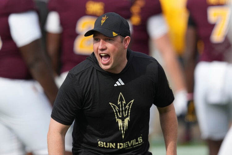 Michigan search includes Arizona State's Kenny Dillingham, Missouri's Eli Drinkwitz, AP source says